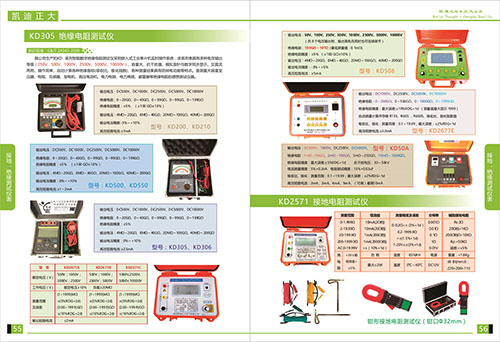 《2018產(chǎn)品選型手冊開始發(fā)行了》接地，絕緣測試儀表